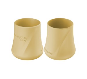 Everyday baby silikonska šalica, 2 komada žuta